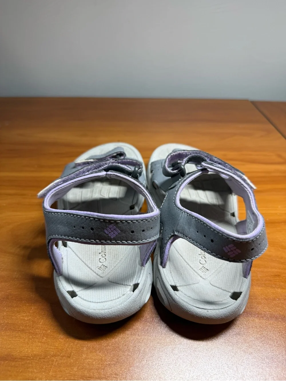Columbia Techsun Vent Sandal Youth # BY4566‎ 032 Purple Grey Adjustable Size 2